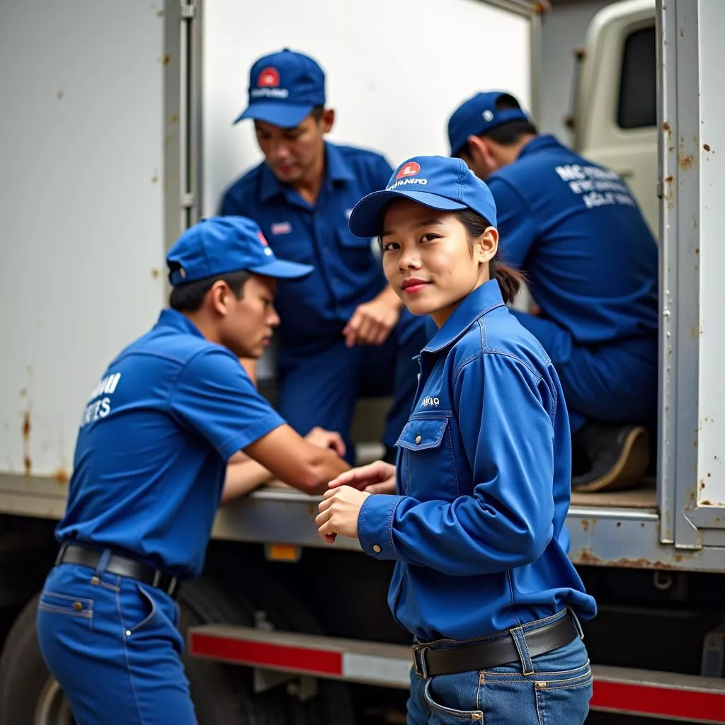 Đội ngũ kỹ thuật viên Ngọc Trinh