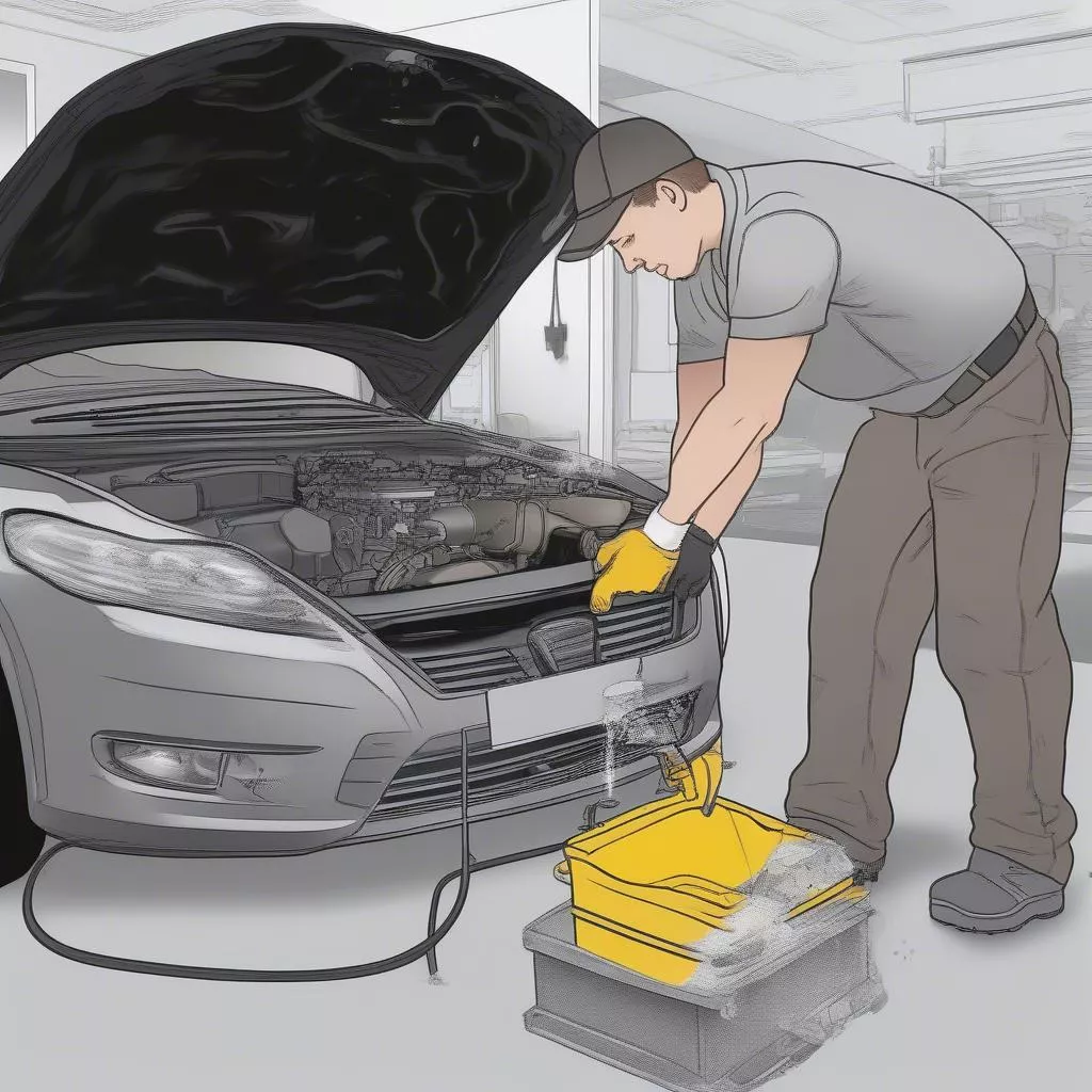 更换汽车冷却液