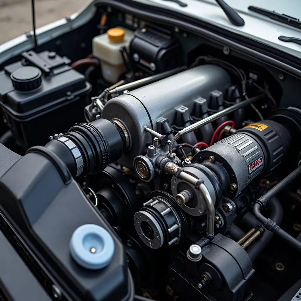 Hino FC Dump Truck Engine