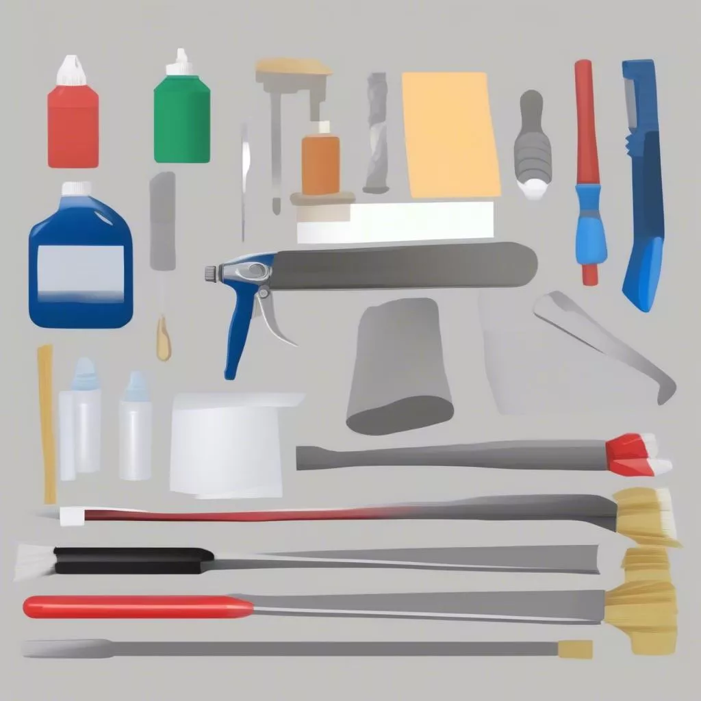 Dụng cụ sơn ô tô