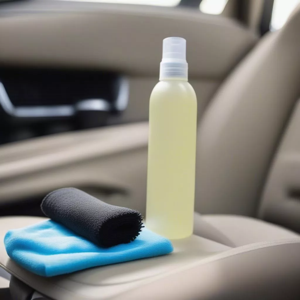 Car interior cleaning solution