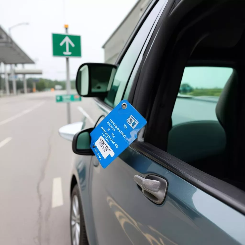 Dán thẻ E-tag thu phí tự động