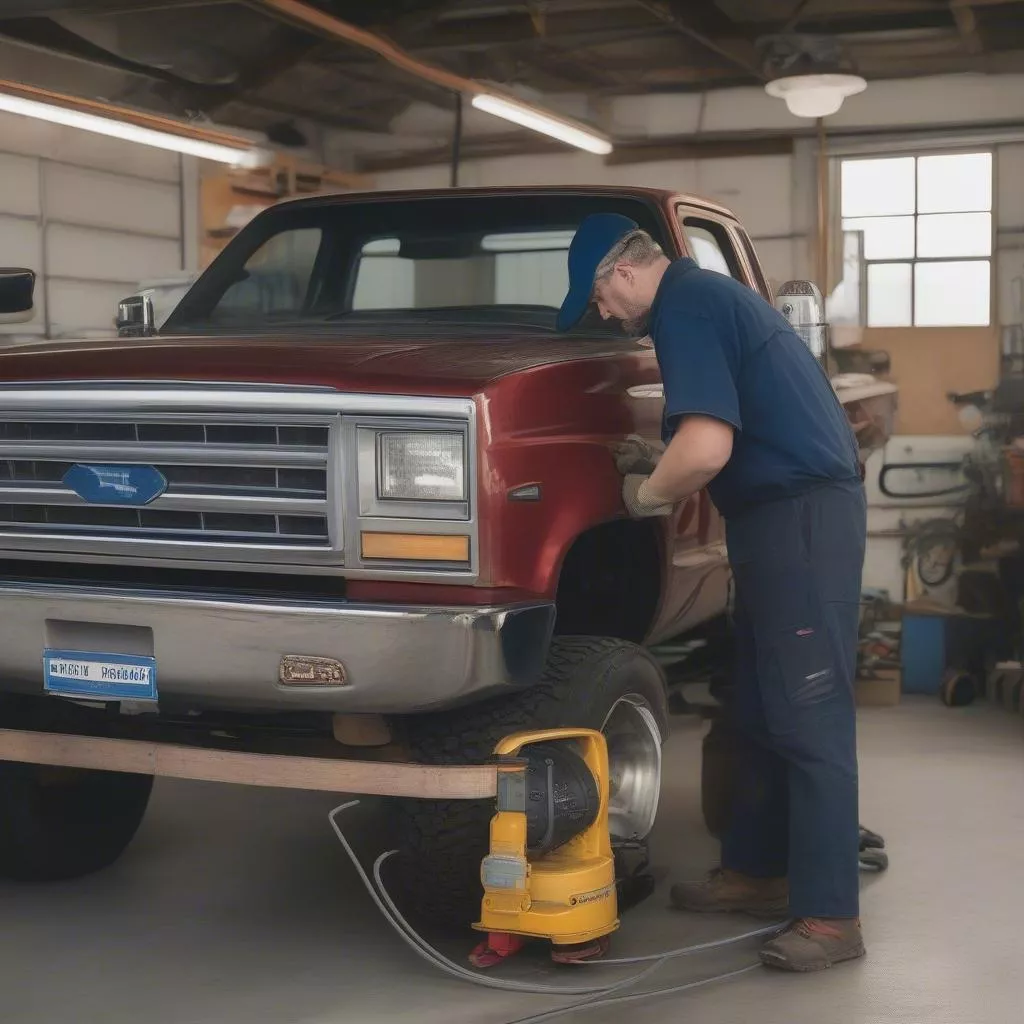 danh-bong-xe-tai-gara