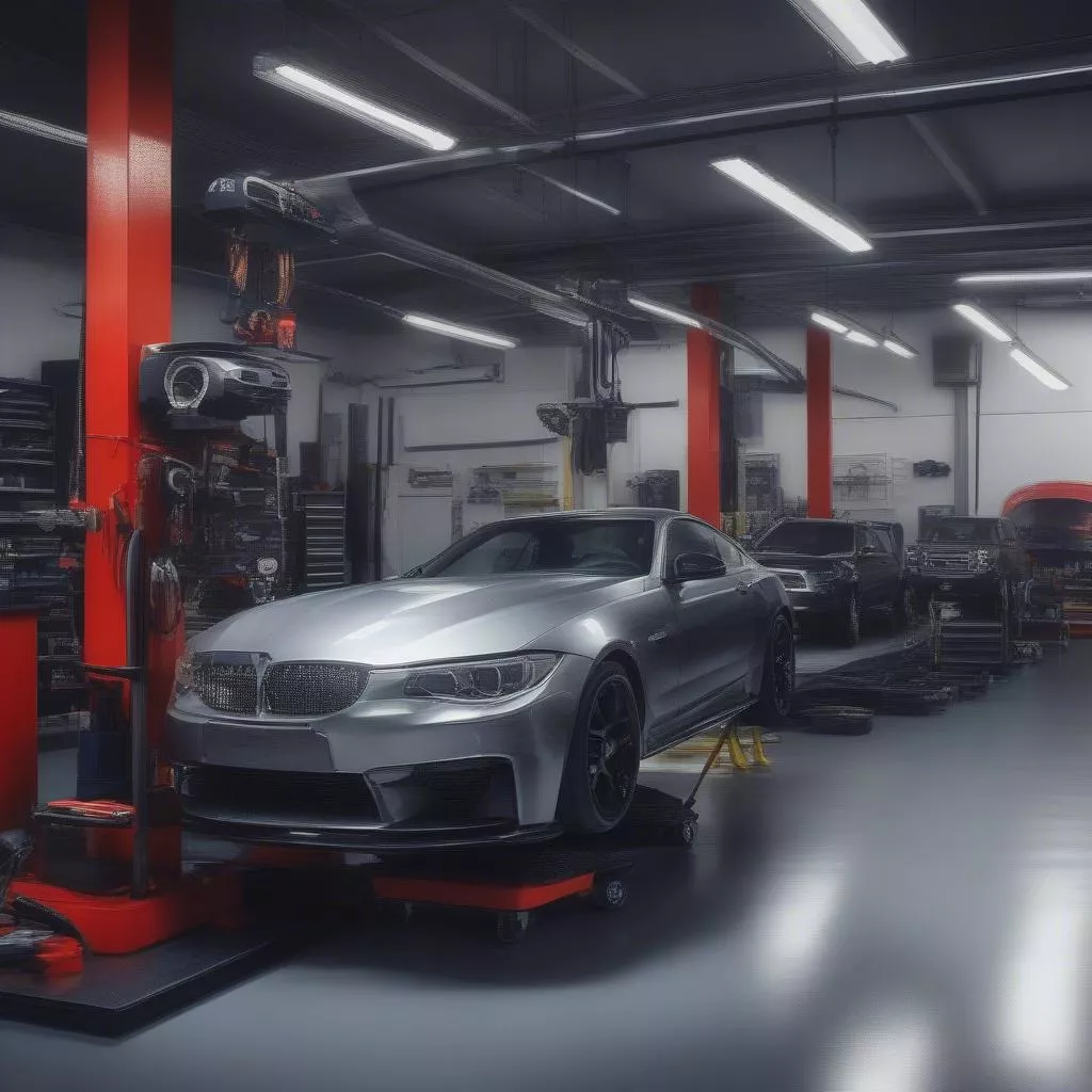 gara-ô-tô-hiện-đại