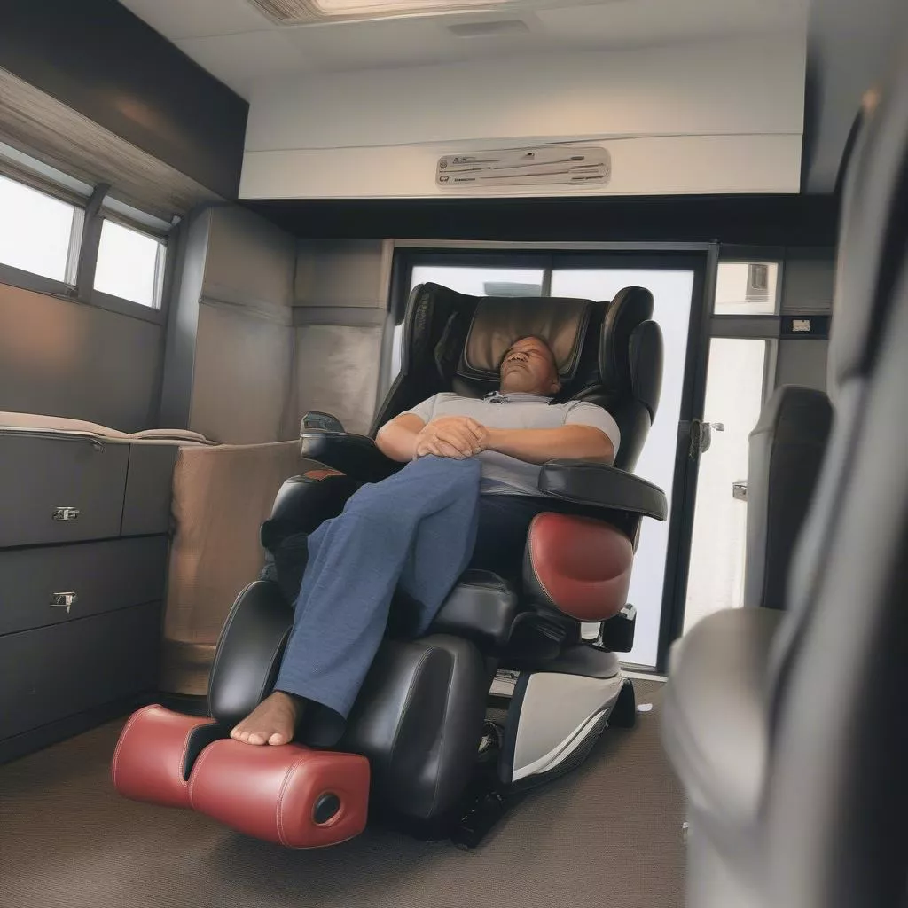 Ghế massage ô tô giá rẻ trên xe tải