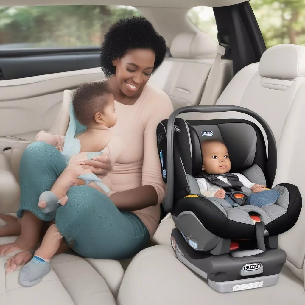 Ghế ô tô Chicco cho trẻ sơ sinh