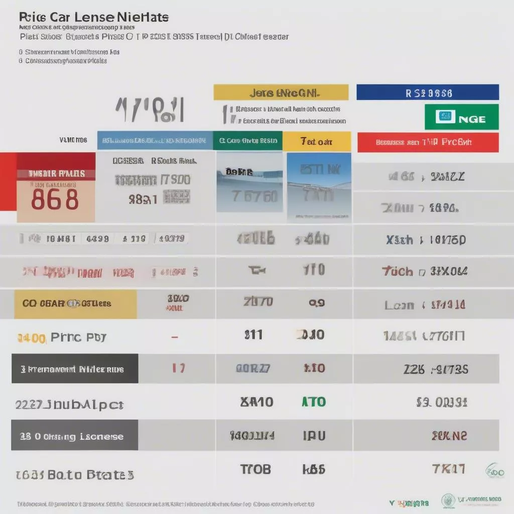 Bảng giá biển số xe Nghệ An - Nâng tầm giá trị