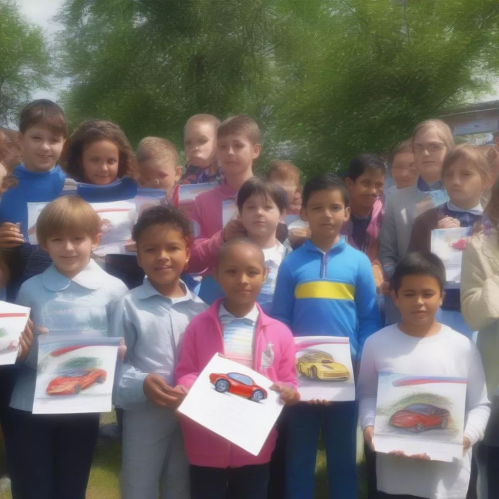 Dream Car Drawing Contest award