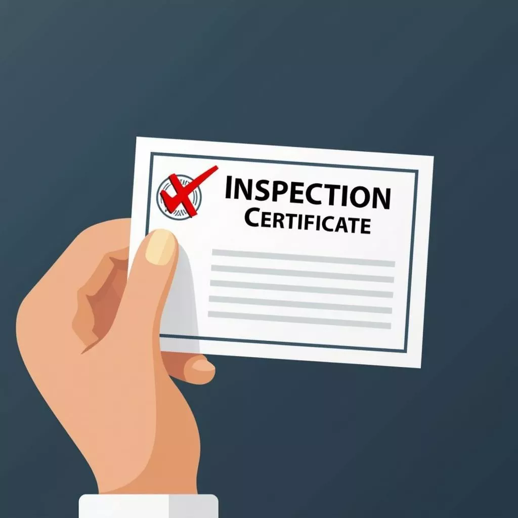 Giấy chứng nhận kiểm định