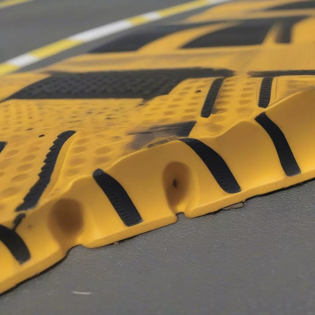 Gờ Giảm Tốc Cao Su Chịu Lực 7 Tấn GT03: Giải Pháp An Toàn Cho Giao Thông