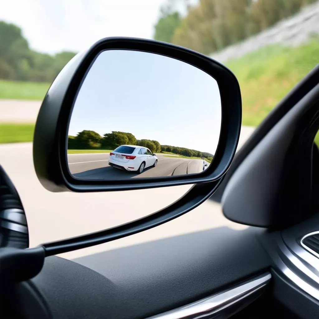 Gương cầu lồi ô tô