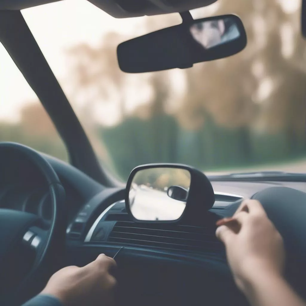 Gương chiếu hậu ô tô bị lỏng: Nguyên nhân, cách xử lý và lưu ý