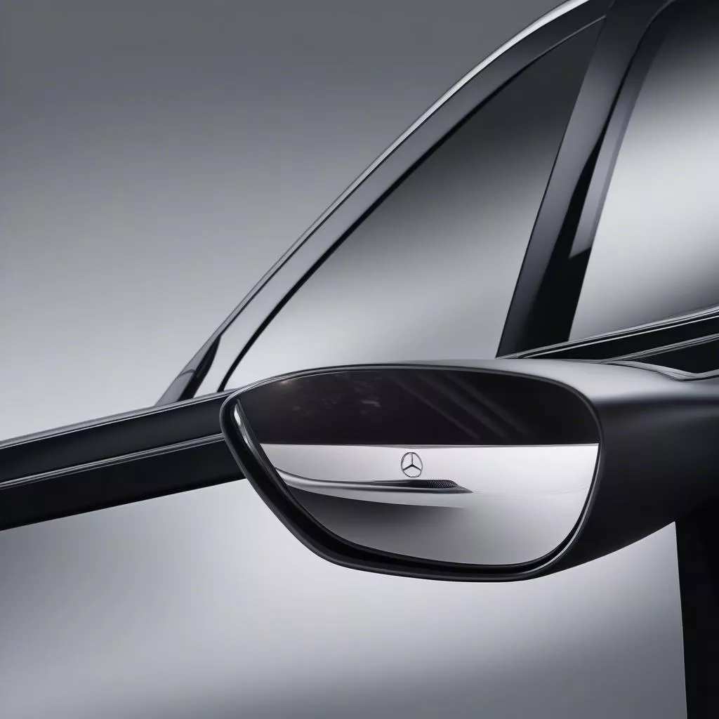 Design d'un rétroviseur Mercedes