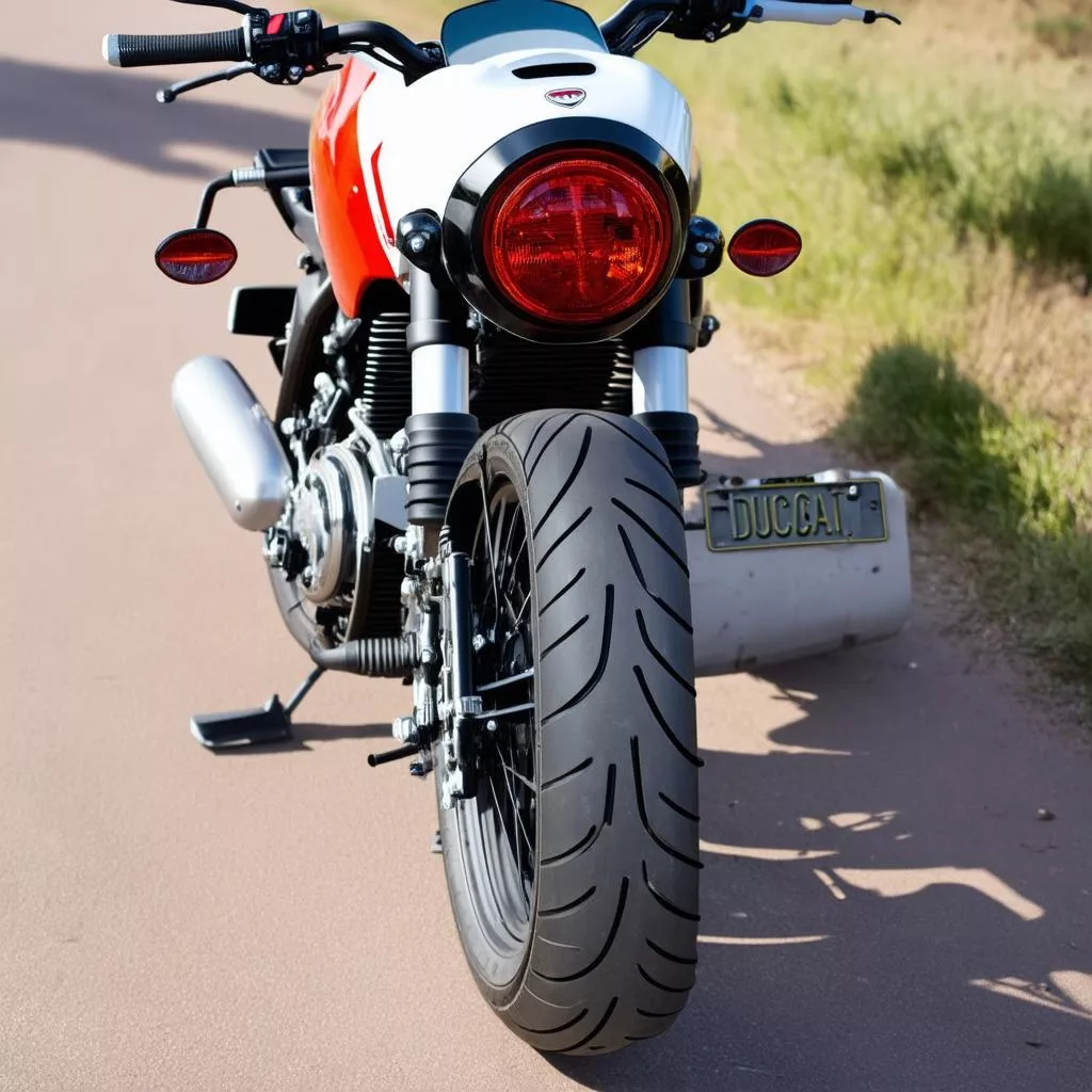 ドゥカティ スクランブラー：フェンダー下ナンバープレートで個性を演出！