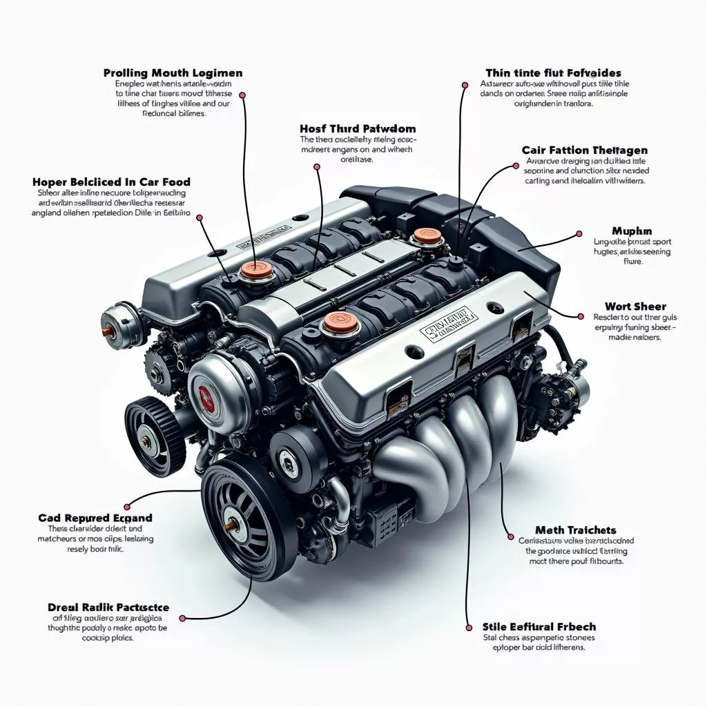 Hình ảnh động cơ xe ô tô