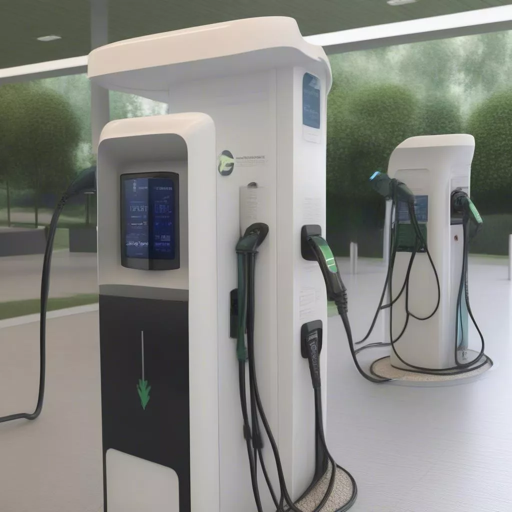 Hệ thống sạc điện cho xe tải điện