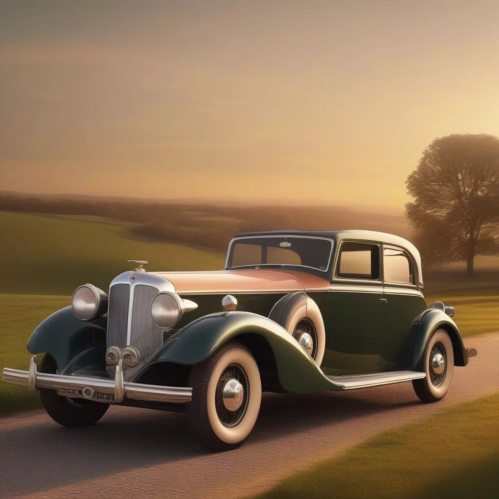 क्लासिक कार का सुंदर वॉलपेपर