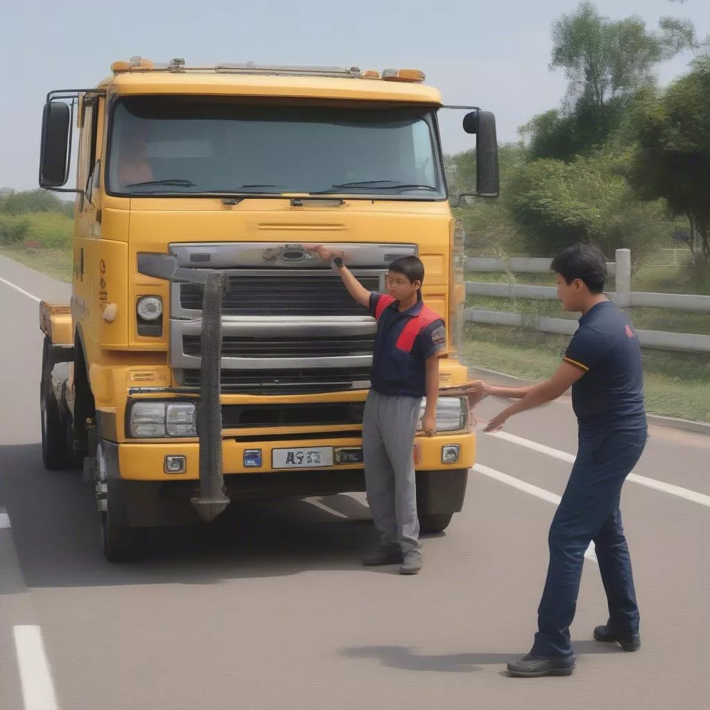 LKW-Fahrausbildung in Hanoi