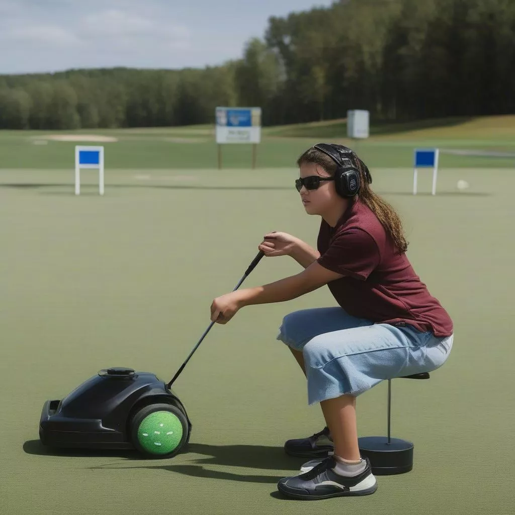 Học viên tập lái xe