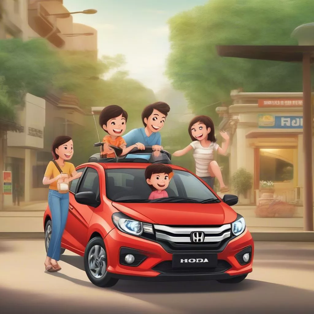 Honda Brio pour jeunes familles