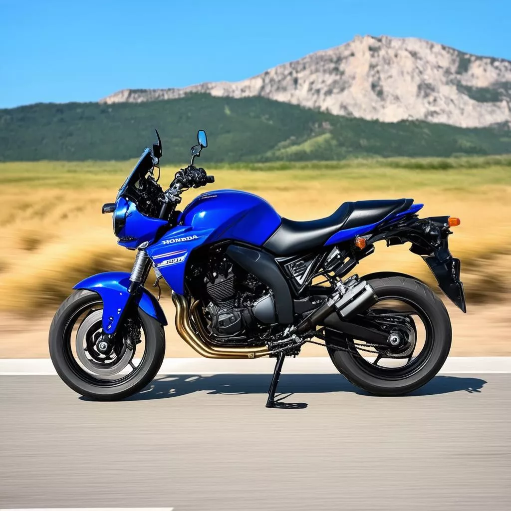 Honda CB400 Super Four 2019 màu xanh