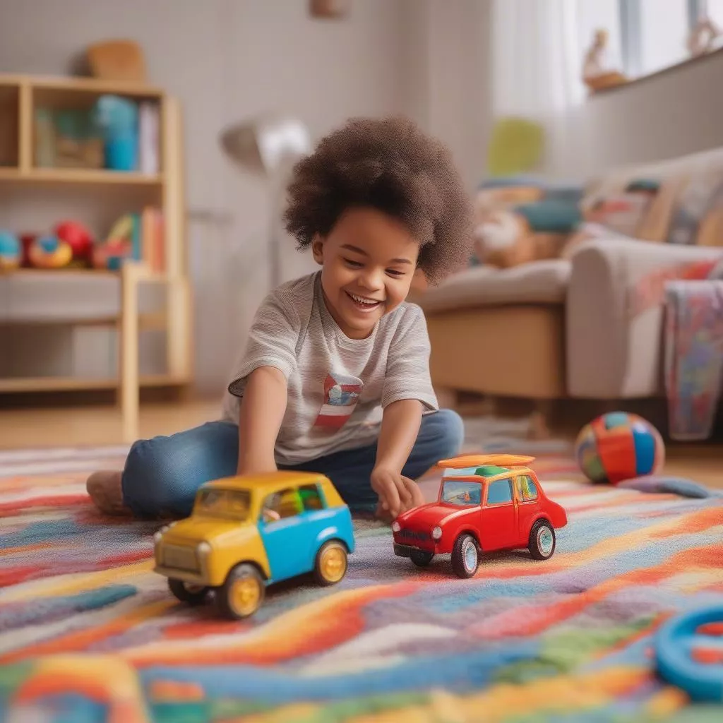 How to operate a toy car