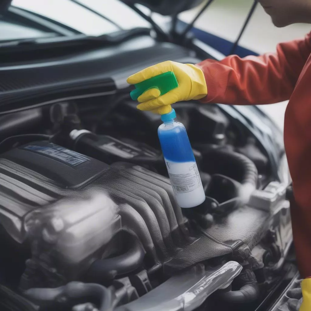 Hướng dẫn rửa máy xe ô tô an toàn