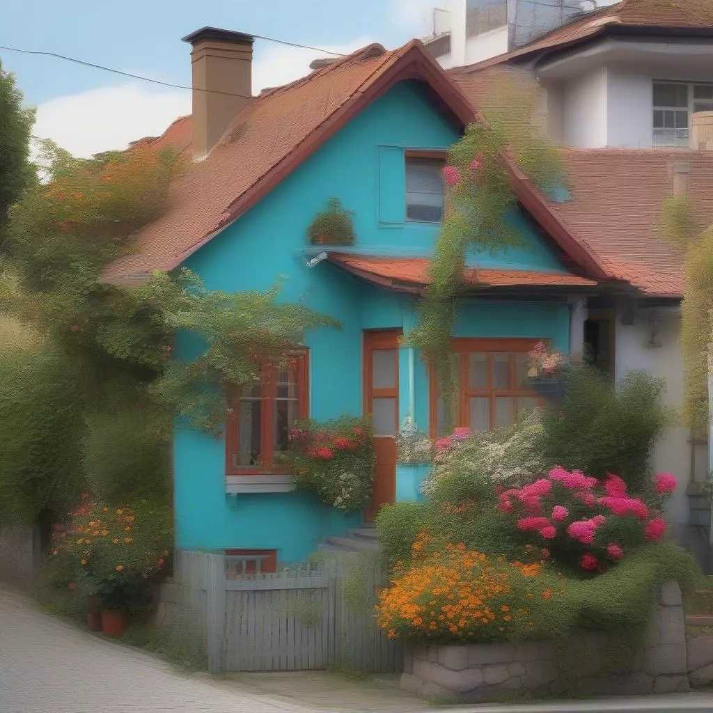 Alley house in Huynh Tan Phat, District 7