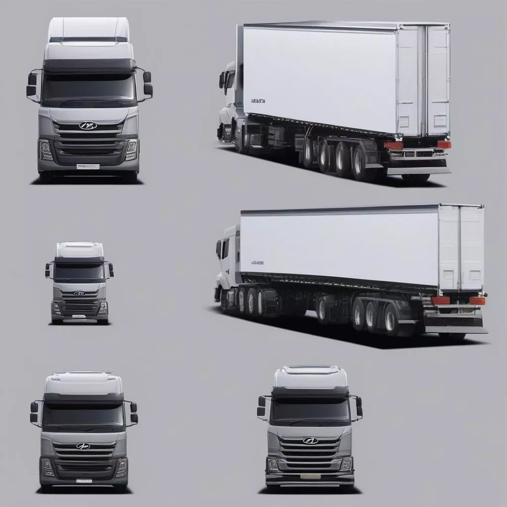 Ngoại thất xe tải Hyundai 5 chân