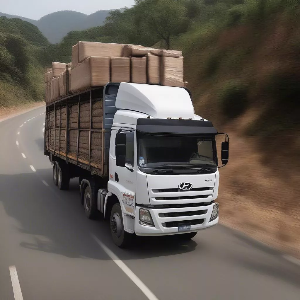 Xe tải Hyundai HD85 5 tấn chuyên vận tải hàng hóa