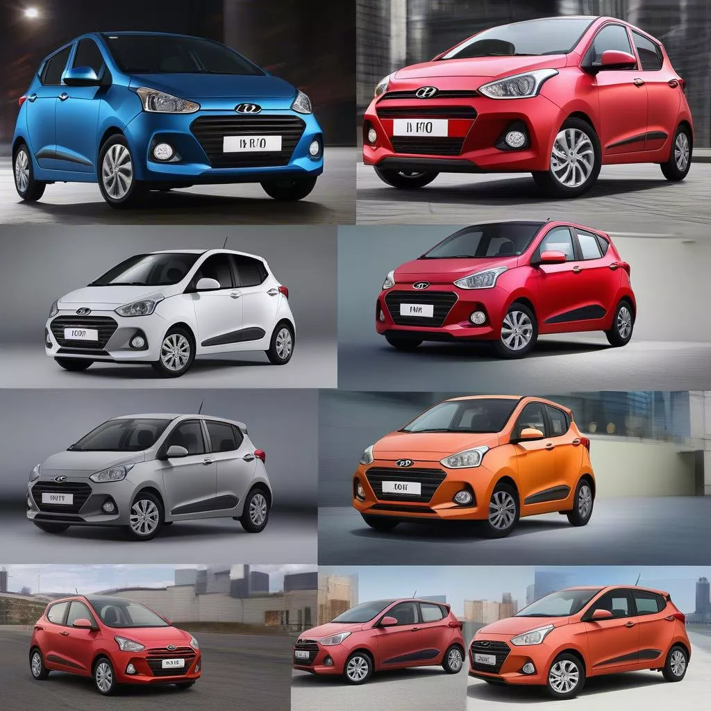 Hyundai i10 màu sắc