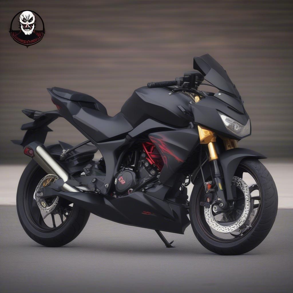 GPX Demon 150GN motorcycle with sporty design
