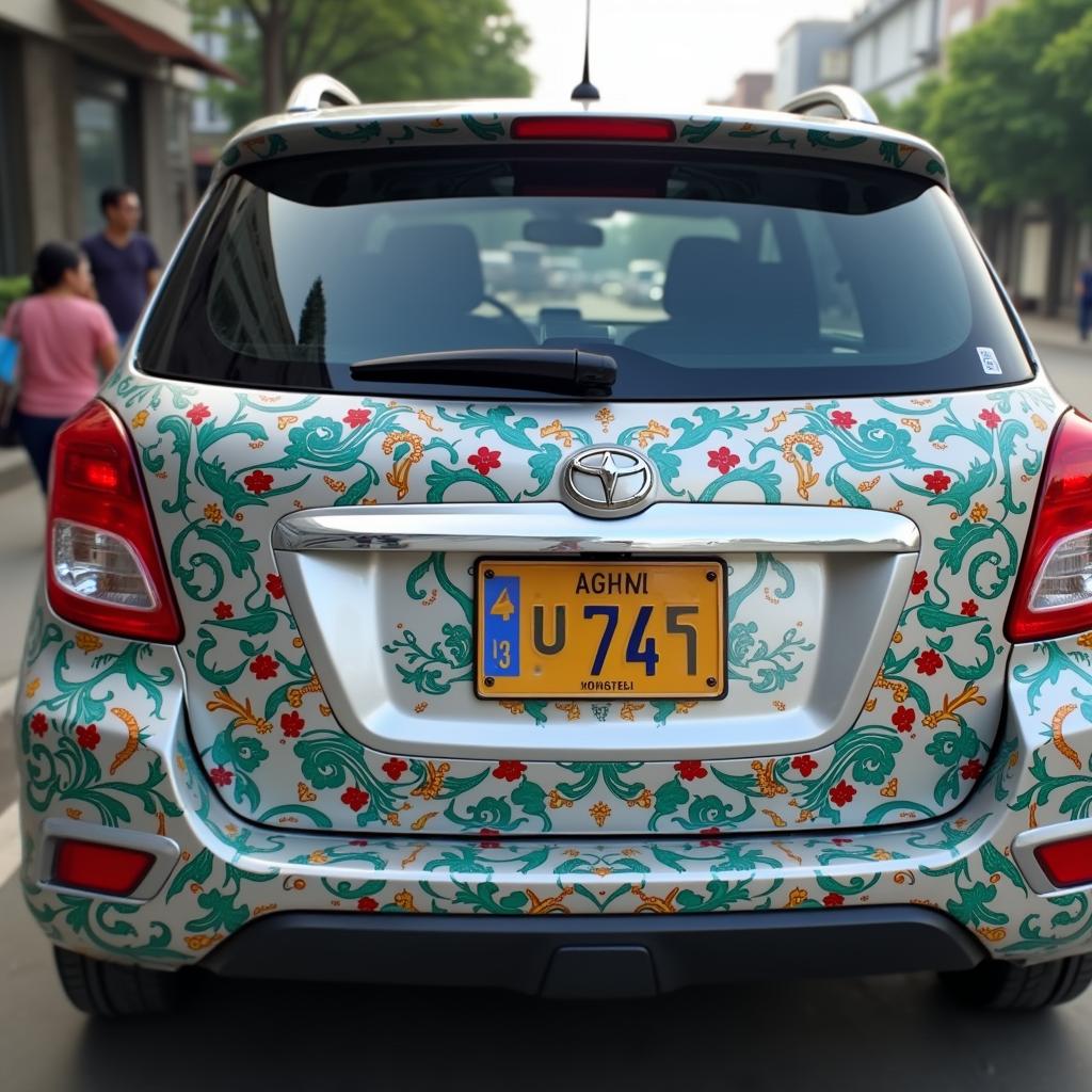 Beautiful license plate in Quang Tri