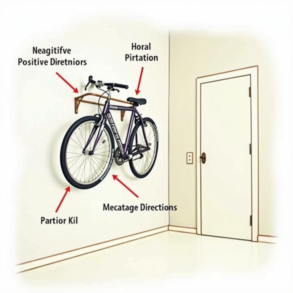 Wall-mounted bike rack and Feng Shui in Ho Chi Minh City