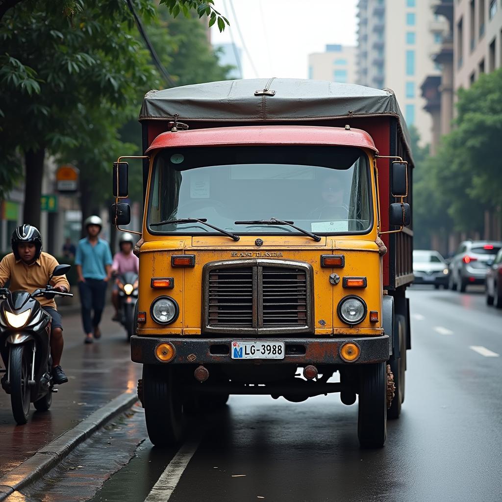 Truck in Hanoi