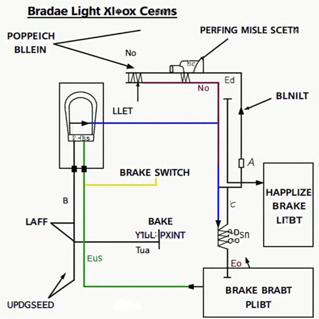 Car brake light circuit diagram