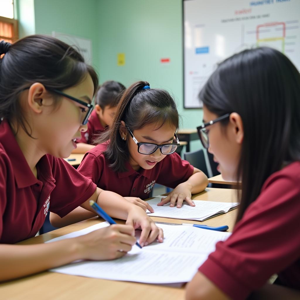 다낭 자동차기술대학교 학생들의 활발한 교외 활동