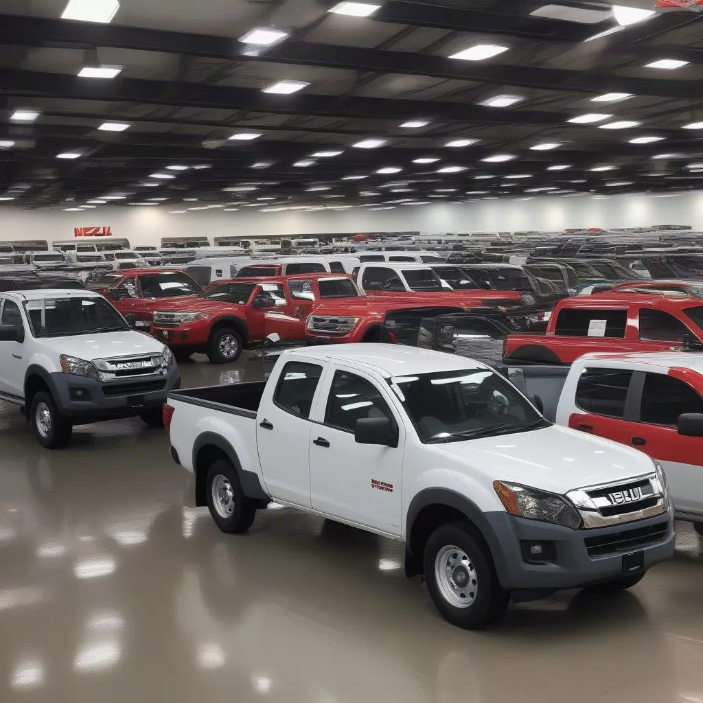 Xe tải Isuzu 5 tấn tại đại lý