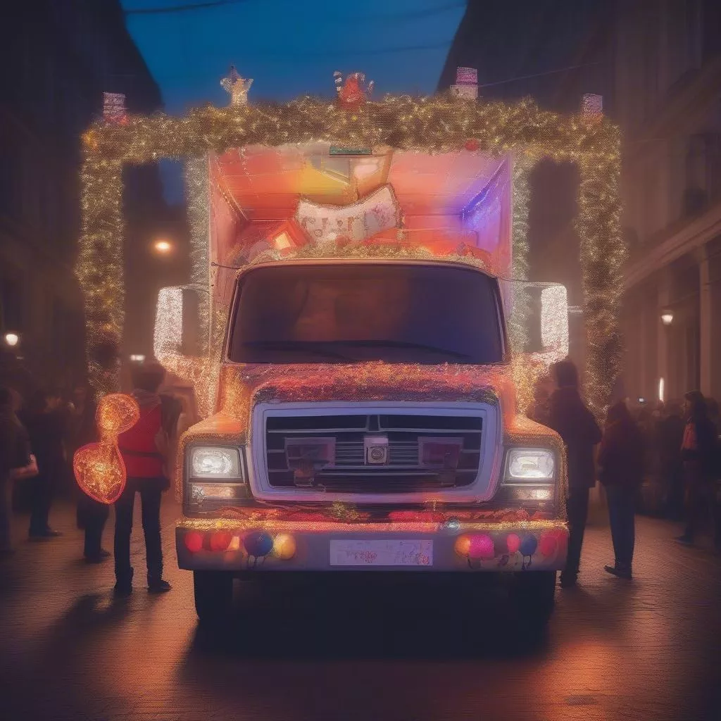 Kèn sò ô tô trong lễ hội