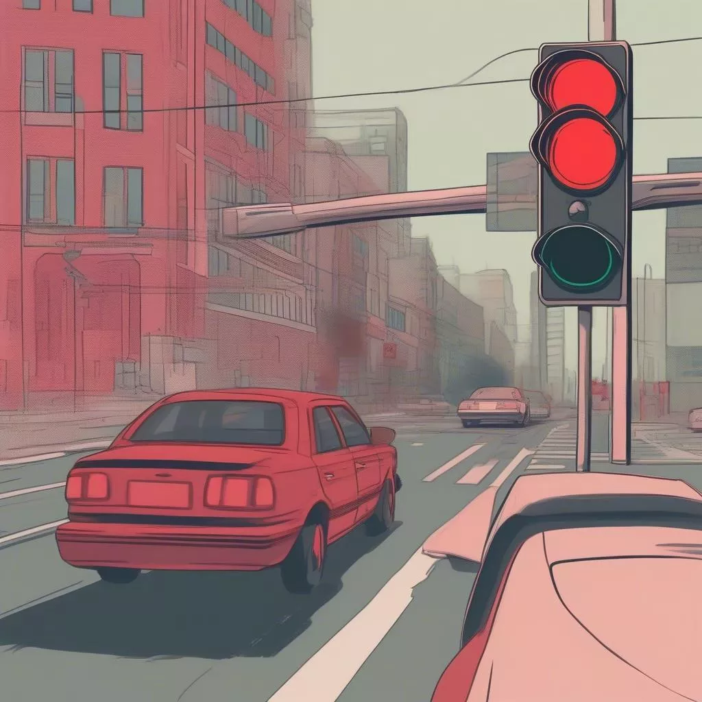 Ignoring traffic signs