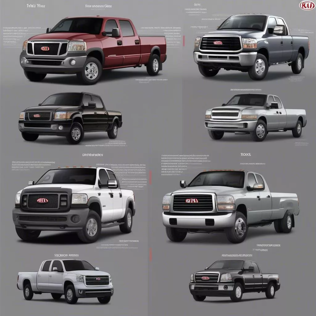 So sánh Kia 2004 2 tấn 4 với các dòng xe tải khác