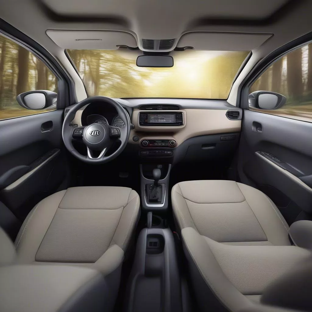 Nội thất Kia Morning 2019