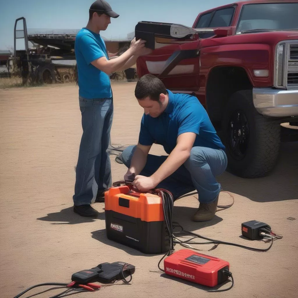 Kích bình ô tô cho xe tải