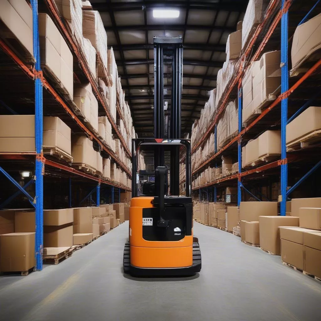 Kích nâng thủy lực 2 tấn trong kho hàng