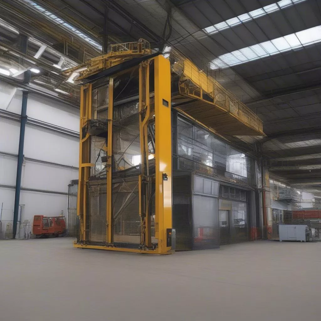 Kích nâng thủy lực 2 tấn trong sản xuất