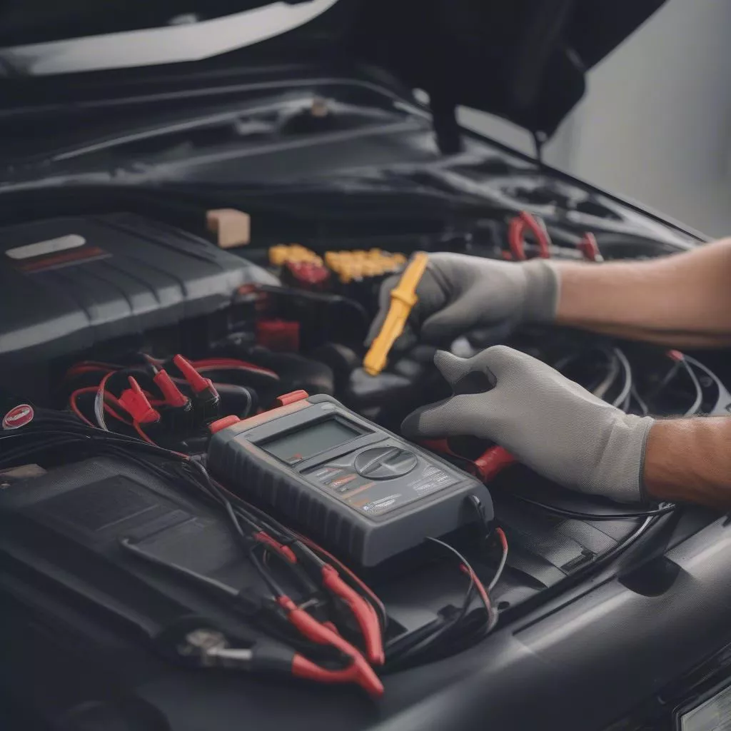 Kiểm tra ắc quy ô tô