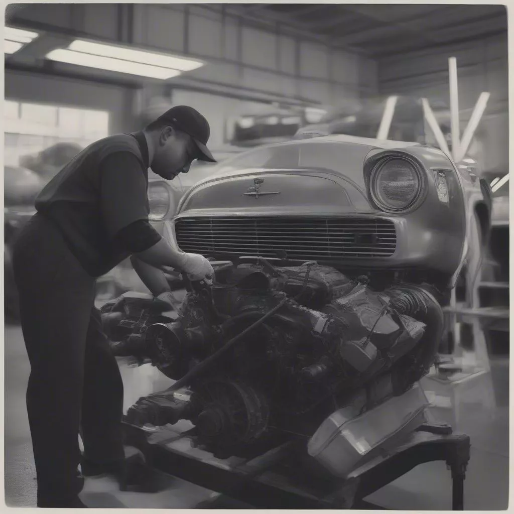 Inspecting a car before bidding