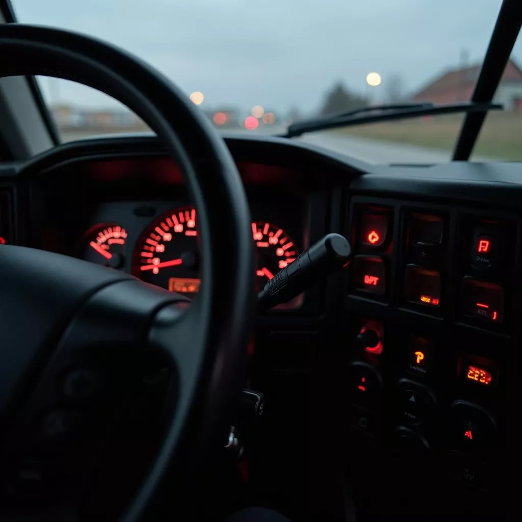 Checking the parking brake warning light