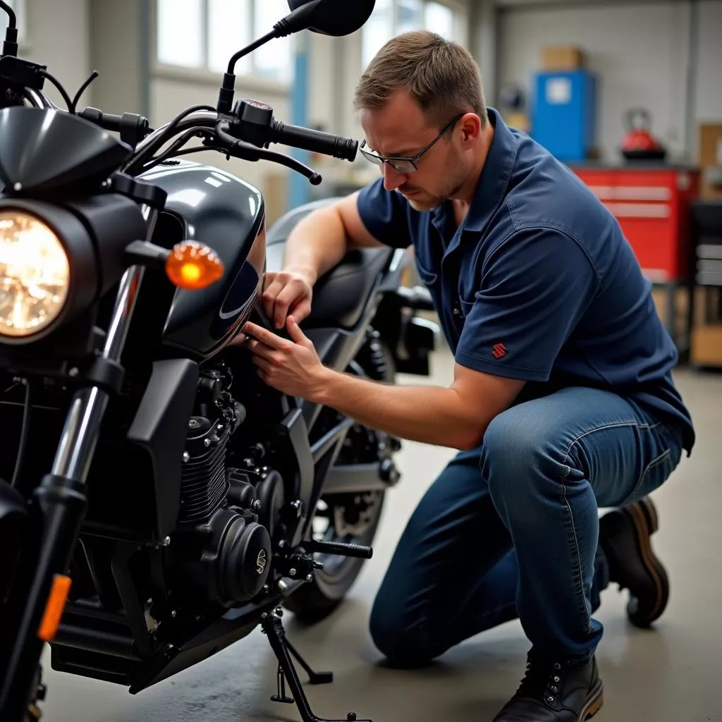 Kiểm tra động cơ xe Raider 2019 cũ