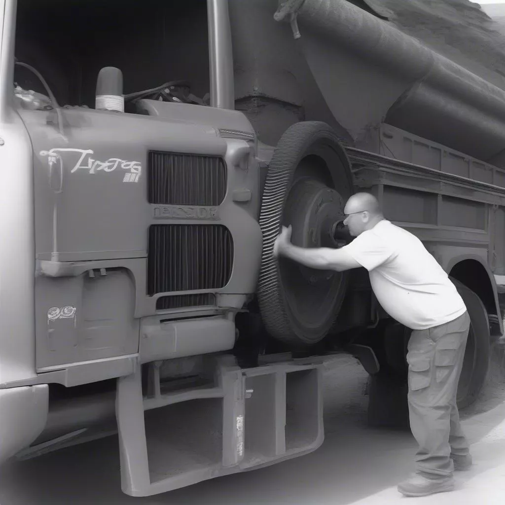 Kiểm tra giá đỡ hộp số